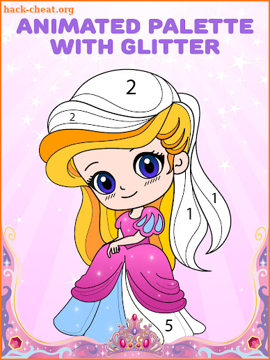 Animated Princess Coloring Boo screenshot