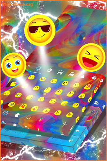 Animated Rainbow Colors Keyboard screenshot