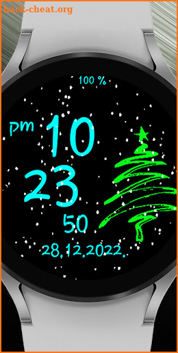 Animated snow watch screenshot