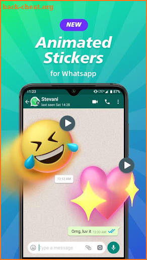 Animated Sticker Maker for WA WAStickerApps screenshot