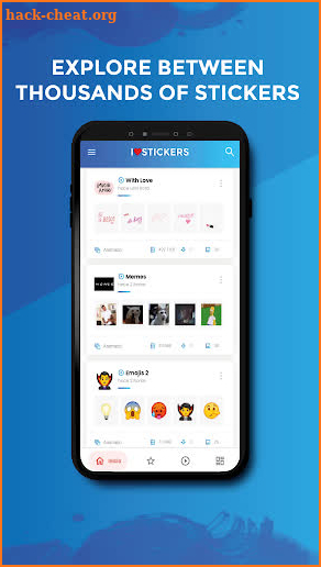 Animated Stickers for WhatsApp Free (WAStickerApp) screenshot