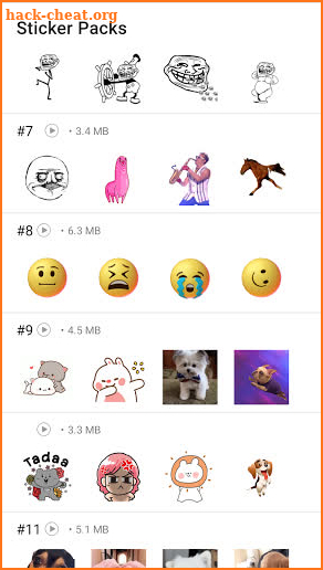 Animated Stickers for Whatsapp Free Wastickerapps screenshot