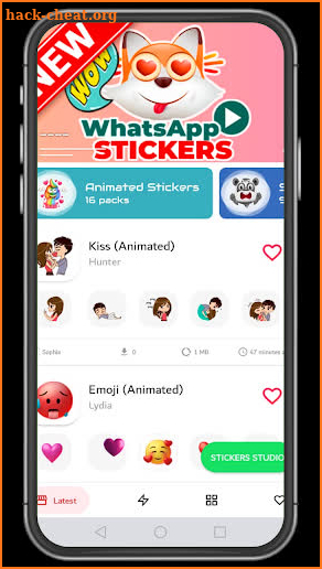 Animated Stickers For WhatsApp - WAStickerApps screenshot