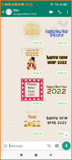animated stickers happy new year 2022 screenshot