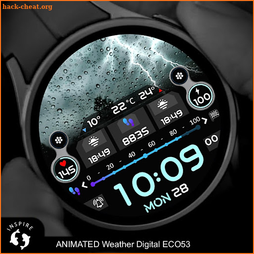 Animated Weather Digital ECO53 screenshot
