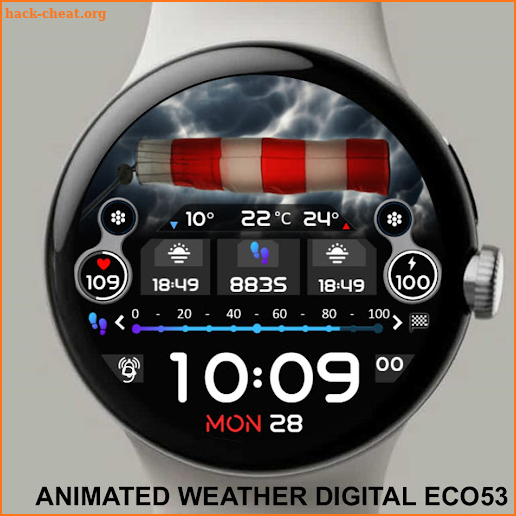 Animated Weather Digital ECO53 screenshot