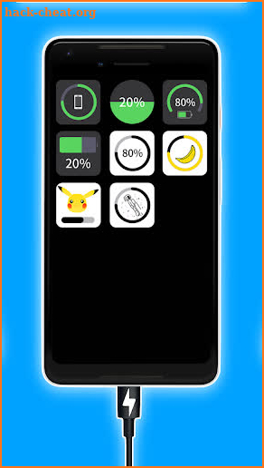 Animation charging AR battery screenshot