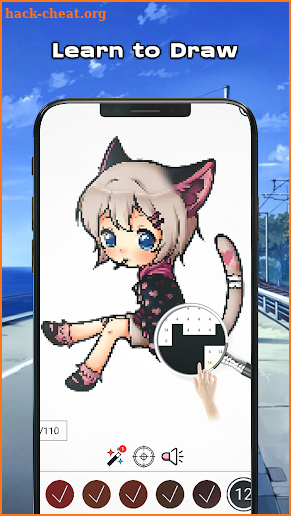 Anime & Manga - Color by Number Sandbox Pixel screenshot