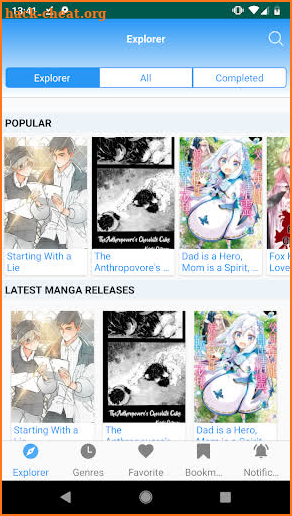 Anime & Manga - Reading Free in English Online screenshot