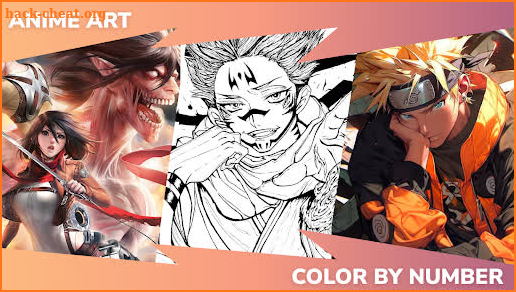Anime Art: Color by Number screenshot