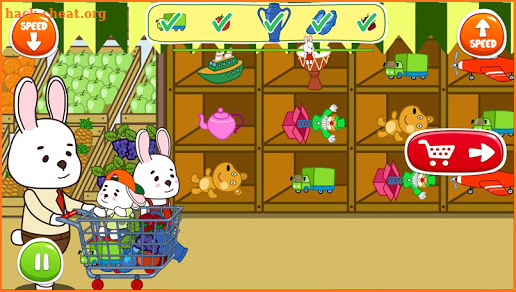 Anime Bunny: Kids supermarket screenshot
