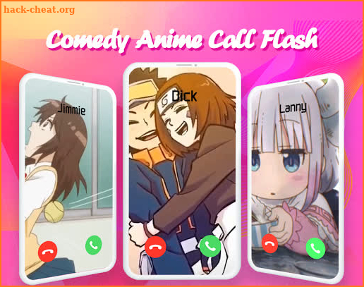 Anime Call Flash: Color Phone Caller Screen Theme screenshot