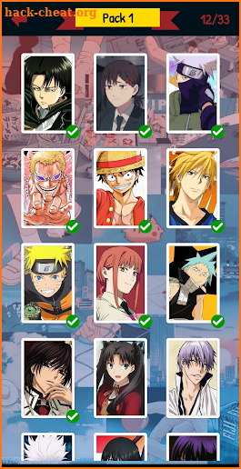Anime Character Quiz 2024 screenshot