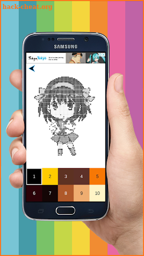 Anime Chibi Manga Coloring Book screenshot