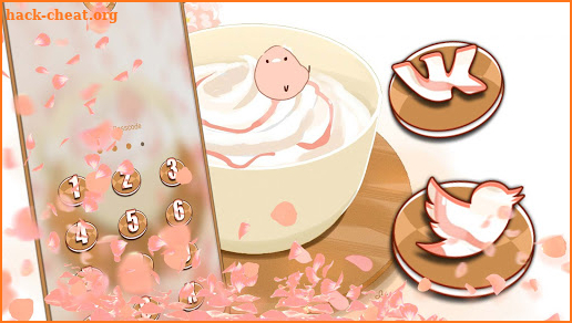 Anime Coffee Cup Theme screenshot