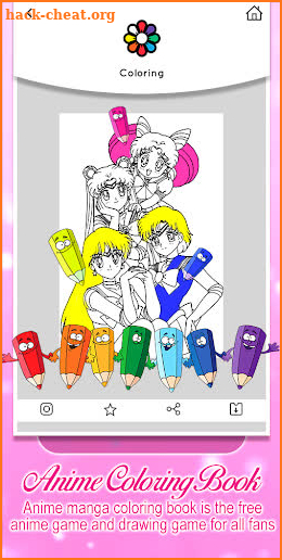 Anime Coloring Book screenshot