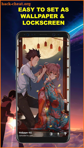 Anime Couple Fan Art & Wallpaper screenshot