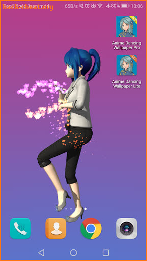 Anime Dancing Live Wallpaper Lite screenshot