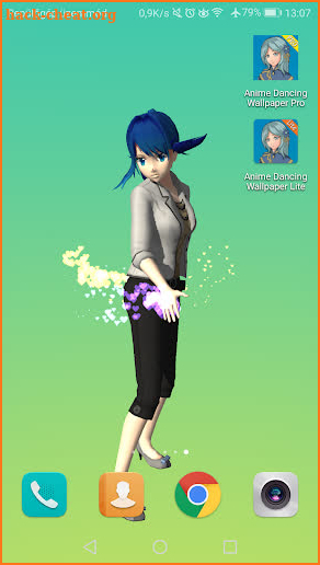Anime Dancing Live Wallpaper Lite screenshot