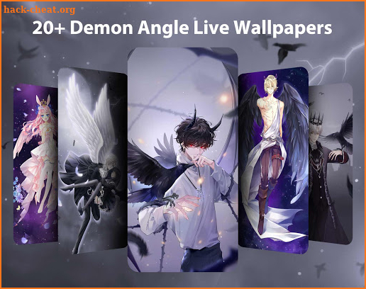 Anime Demon Angel Live Wallpaper & Launcher Themes screenshot