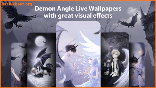 Anime Demon Angel Live Wallpaper & Launcher Themes screenshot
