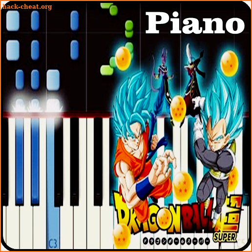Anime Dragon Ball Piano Tiles screenshot