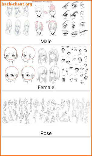 Anime Drawing Reference screenshot