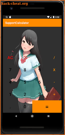 Anime Girl Calculator screenshot