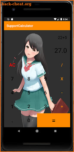 Anime Girl Calculator screenshot