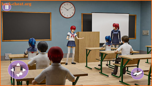 Anime Girl Virtual School Life screenshot