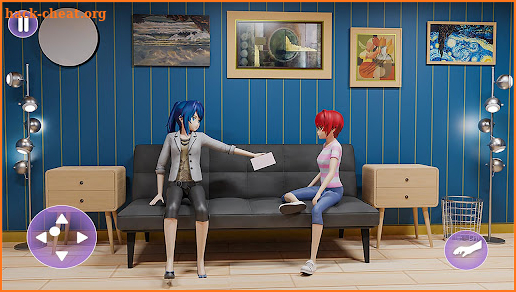 Anime Girl Virtual School Life screenshot