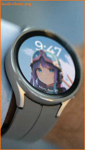 Anime Girl Watch Face screenshot