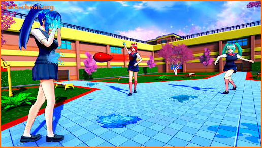 Anime Girls High School Life screenshot