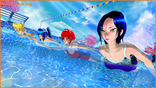 Anime Girls High School Sim screenshot