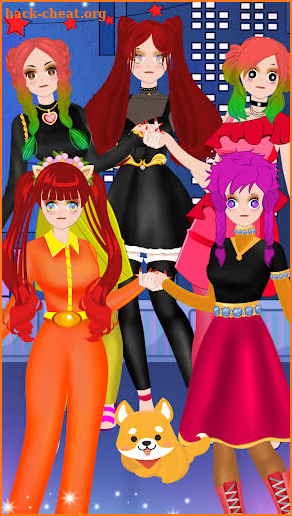 Anime Girls School Dress up screenshot