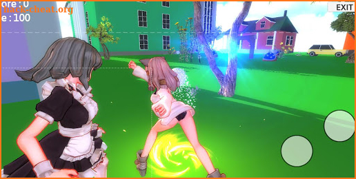 Anime Girls X Battleground: Free Fire Balls 3D screenshot