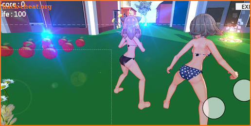 Anime Girls X Battleground: Free Fire Balls 3D screenshot