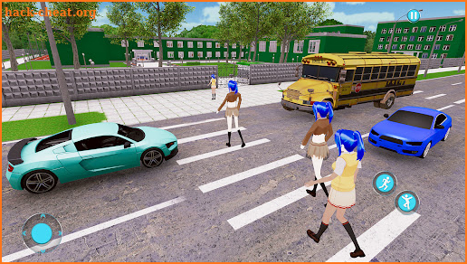 Anime High School Girl Game 3D screenshot