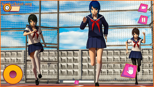 Anime High School Girl Simulator-School Life Games screenshot