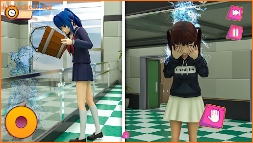 Anime High School Girl Simulator-School Life Games screenshot