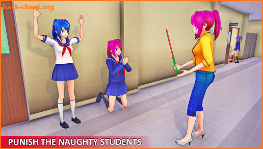 Anime High School Life Games screenshot
