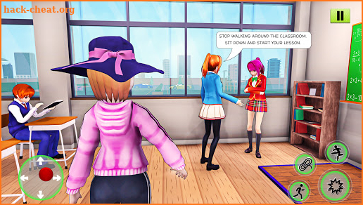 Anime High School Sakura Girl Life Simulator 2021 screenshot