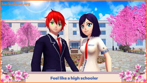 Anime High School Teenagers Life Simulator screenshot