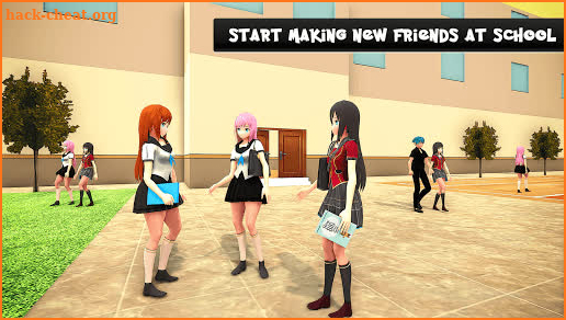 Anime High School YUMI Girl 3D screenshot