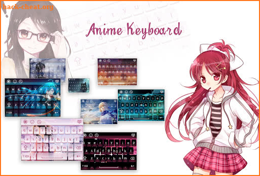 Anime keyboard screenshot