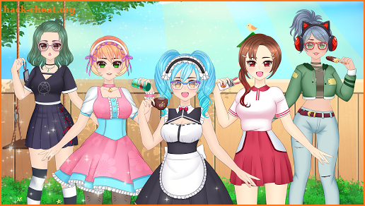 Anime Makeover - Cute Manga Girls Fashion screenshot