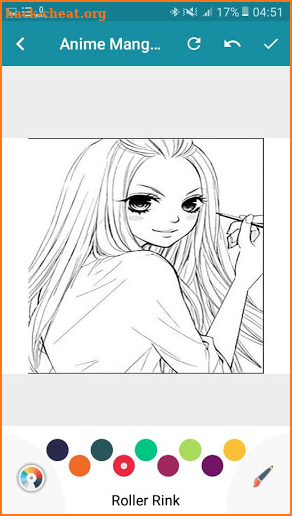 Anime Manga Coloring Pages Book screenshot