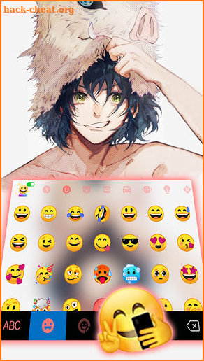 Anime Maskman Keyboard Background screenshot