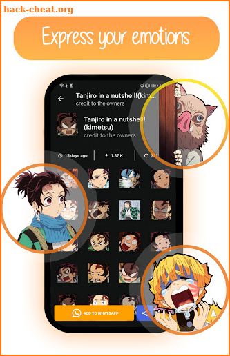 Anime Memes Stickers For WhatsApp 2021 screenshot