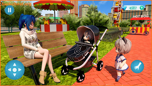 Anime Mother Twin Babies Life screenshot